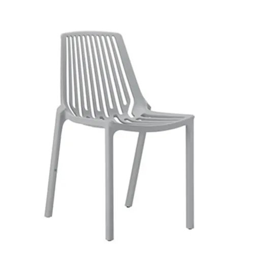 OD DC 4026 - Outdoor - Dining Chair - Grey Polypropylene Slatted