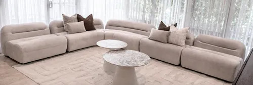 Latte Chenille Modular Sofa - SF 0023