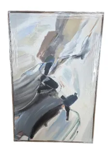 AW 0578 - Artwork - Extra Large - Canvas Marbled Brush Strokes