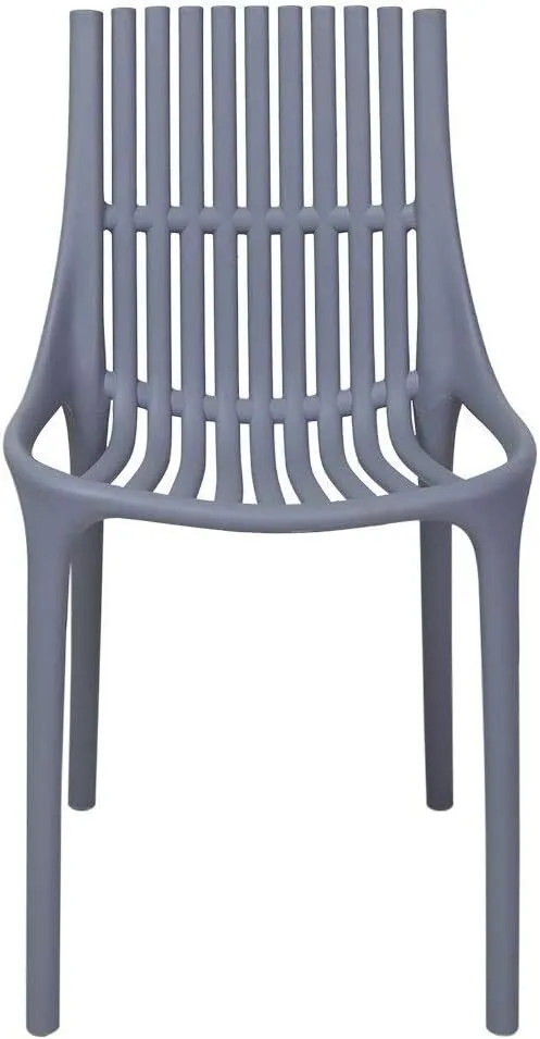 OD DC 6314 - Outdoor - Dining Chair - Grey Polypropylene