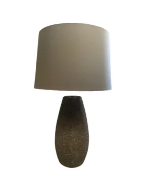 LP 0170 - Table Lamp - Beige Stone Look with Cream or White Shade