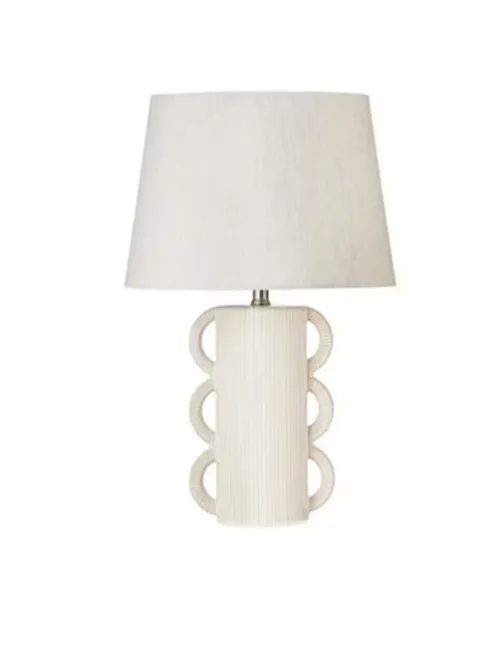 LP 7882 - Table Lamp - Textured Slinky in Cream Porcelain