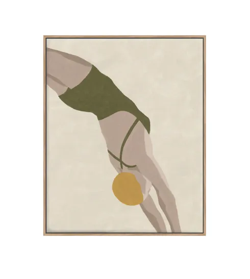 AW 0468 - Artwork - Medium - Retro Summer Swimmer Plunge