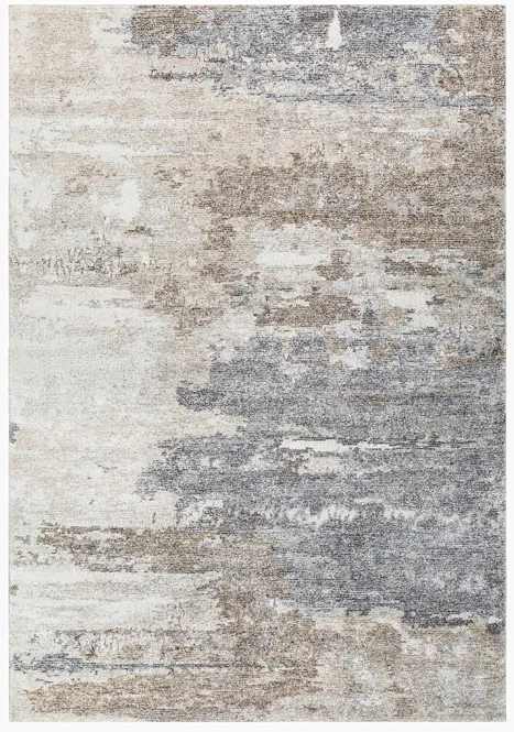 RG 0062 - Rug - Medium - Formation Blue with Neutral Color Palette