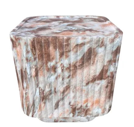 ST 0070 - Side Table - Odin MGO Multi Coloured Marble Look 