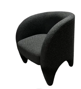 OC 7012 - Modern Style Occasional Chair with Curved Black Leg