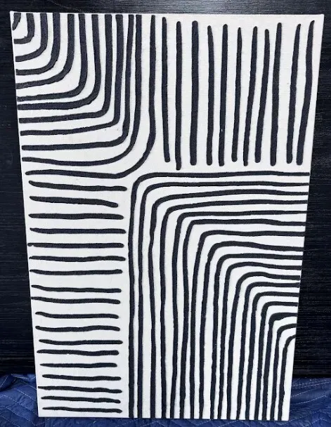 AW 0351A - Artwork - Medium - Tribal Lines Design (No Frame)