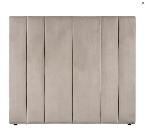 BH 0025 - Queen Bedhead - Soho Nude Velvet Panelled