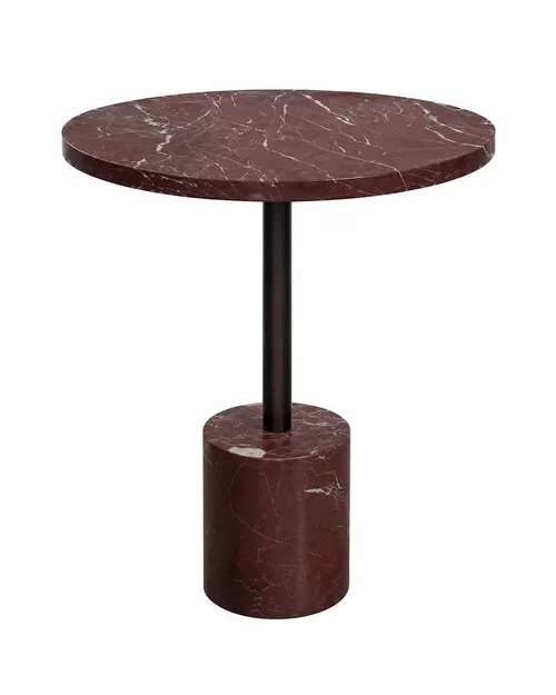 ST 0011 - Side Table - Sienna Marble Claret