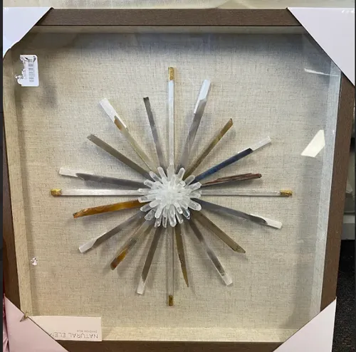 AW 0093 - Artwork - Small - Agate Sunburst Wall Art