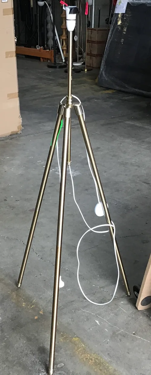 FL 7828 - Floor Lamp - Gold Tripod