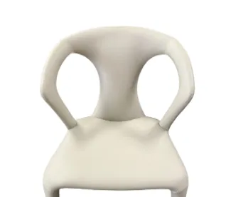 DC 0051 - Profile Faux White Leather Dining Chair