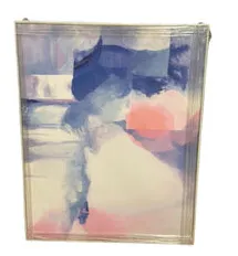 AW 8095 - Artwork - Medium - Framed in Blue and Pink 