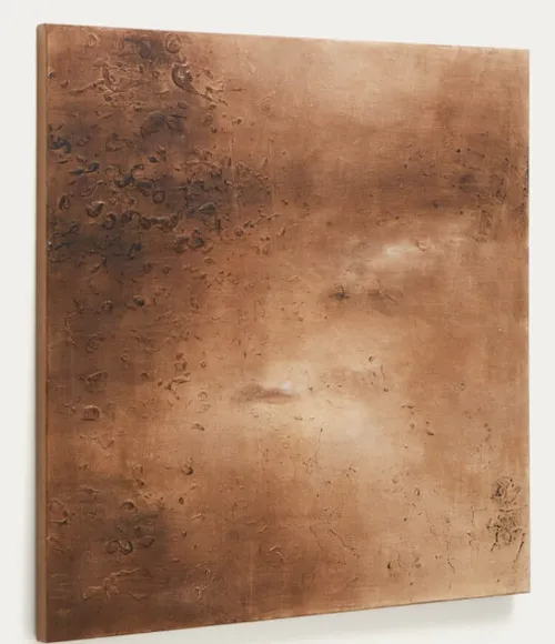 AW 0143 - Artwork - Large - Sabira Oxidised Copper Canvas