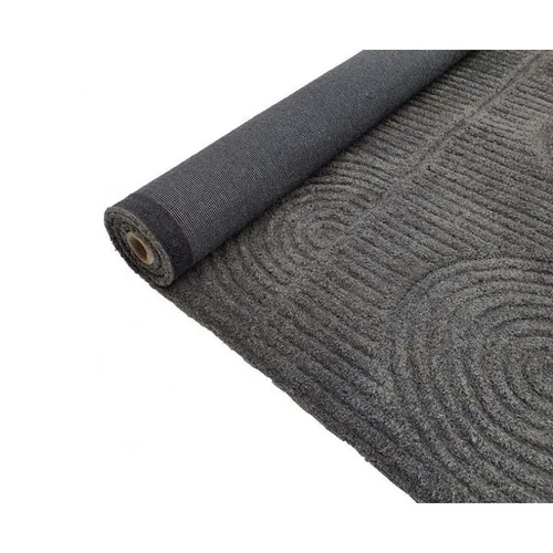 RG 6652 - Rug - Extra Large - Charcoal Hand Tufted with Halo Patterns