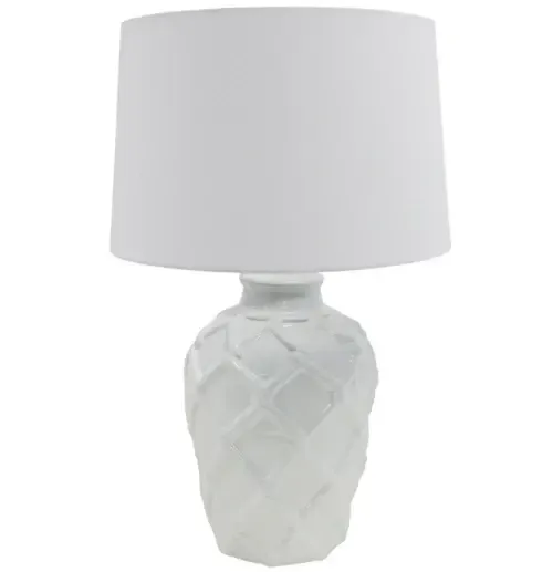 LP 2021 - Table Lamp - French Provincial White Ceramic