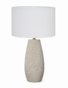LP 0170 - Table Lamp - Beige Stone Look Lamp