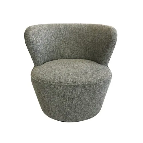 OC 4112 - Mottled Grey Fabric Swivel Occasional Chair