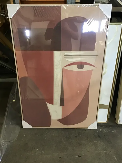 AW 6204 - Artwork - Large - Abstract Pink Face