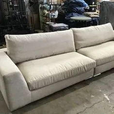 SF 6405 - Modular Sofa - Super 4 1/2 Seat 2 Piece in Beige/Oatmeal Fabric