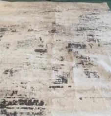 RG 8011 - Rug - Medium - Taupe/ White Patterned 