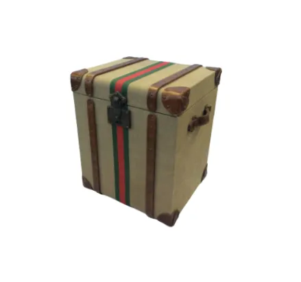 ST 0033 - Side Table - Gucci Replica Fabric Upholstered Trunk