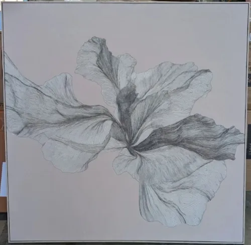 AW 0105 - Artwork - Large - Evolve B Framed Art - White Wash