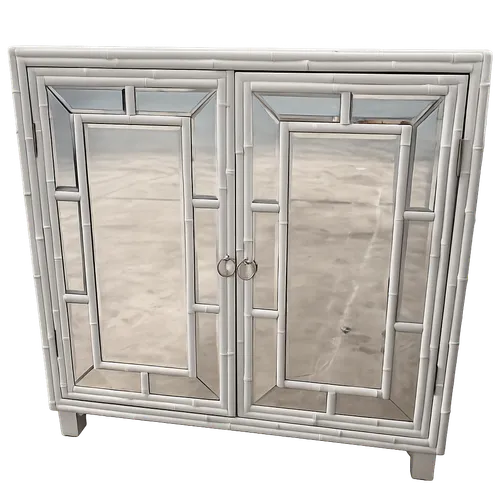 BF 2601 - Buffet - Cabinet Mirrored White Frame