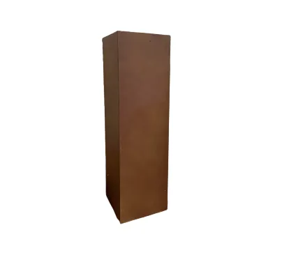 ACC 50002 - Large Clay Brown Square Plinth
