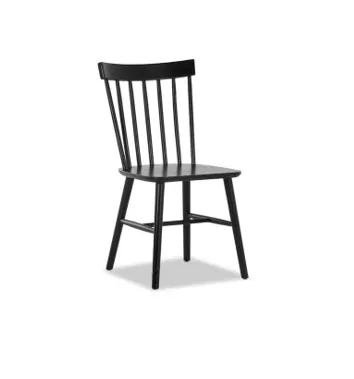 DC 4130 - Dining Chair - Windsor Style Black Wood