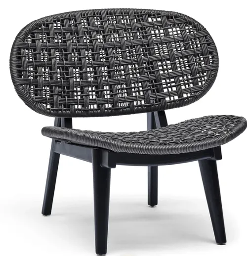 OD OC 0007 - Outdoor - Casa Lounge Chair Black