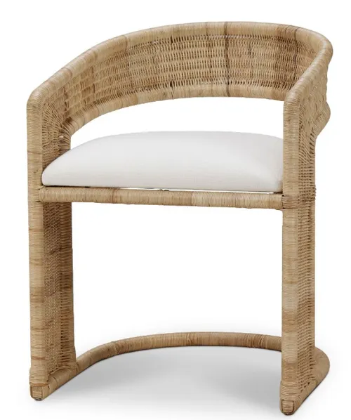 DC 0057 - Dining Chair - Hampton Rattan Natural