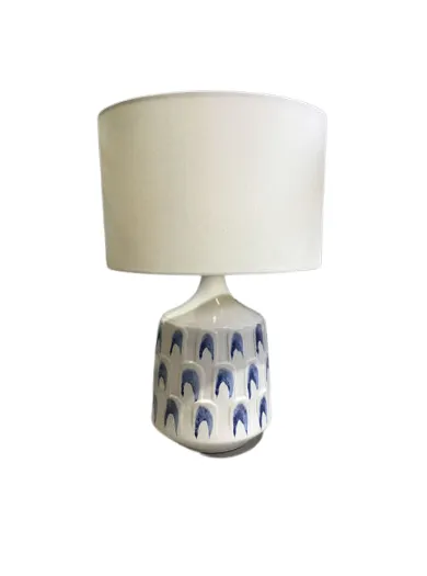 LP 5023 - Table Lamp - Hamptons Style Blue & White Porcelain 