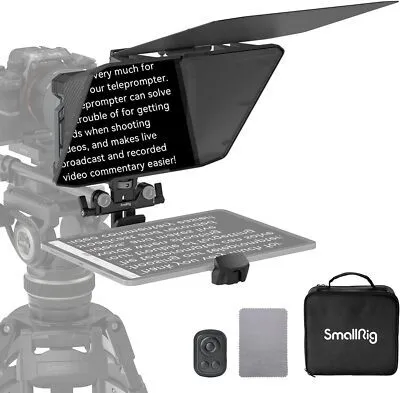 SMALLRIG Teleprompter for iPad Tablet up to 11 inch, NOT for Smartphone, SmallGo