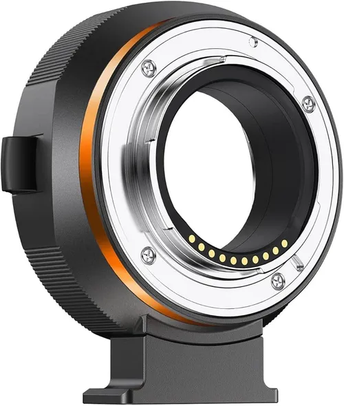 EF/EF-S to E Electronic Lens Adapter, K&F Concept Auto Focus Lens Mount Adapter Ring Compatible for Canon EF EF-S Mount Lens to Sony E Mount Cameras