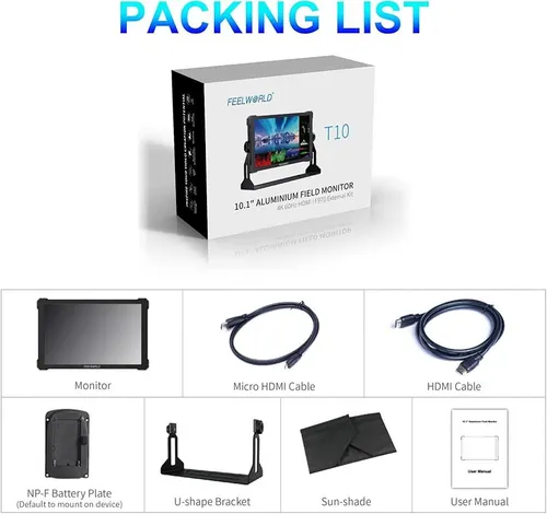 Feelworld 10.1 Aluminum Field Monitor