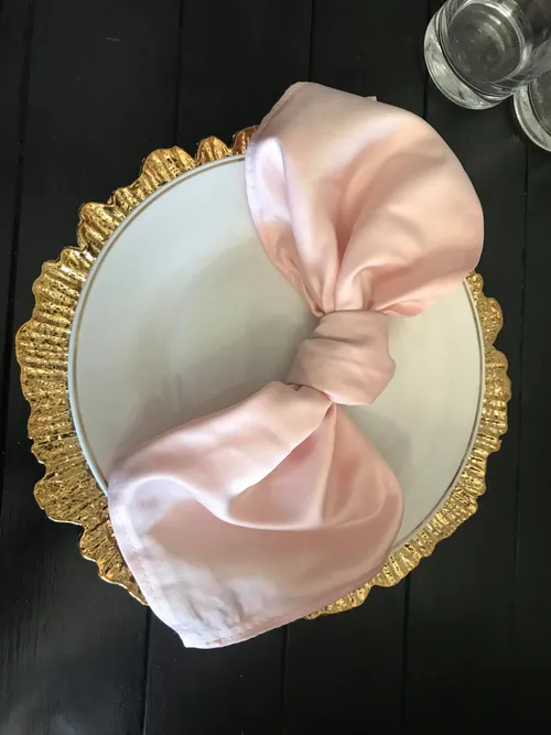 Blush Silk Napkins