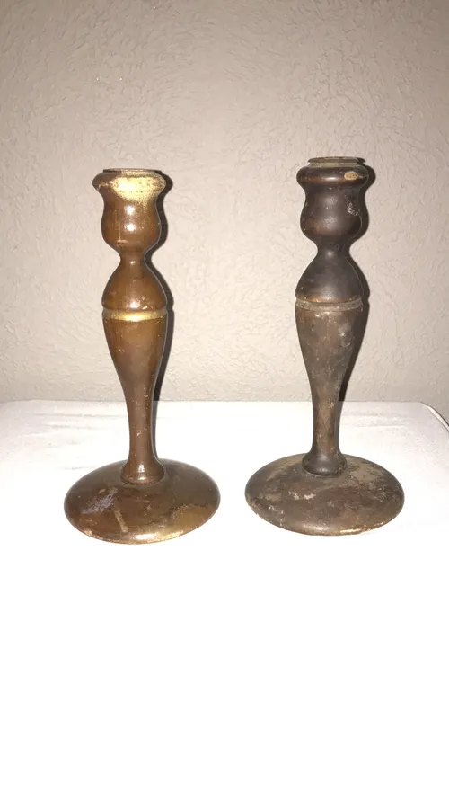 Wooden Candlesticks