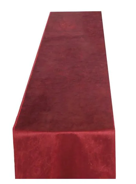 Wine Velvet Table Runner