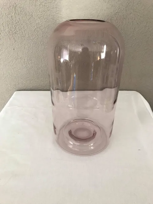Pink Hurricane Vase