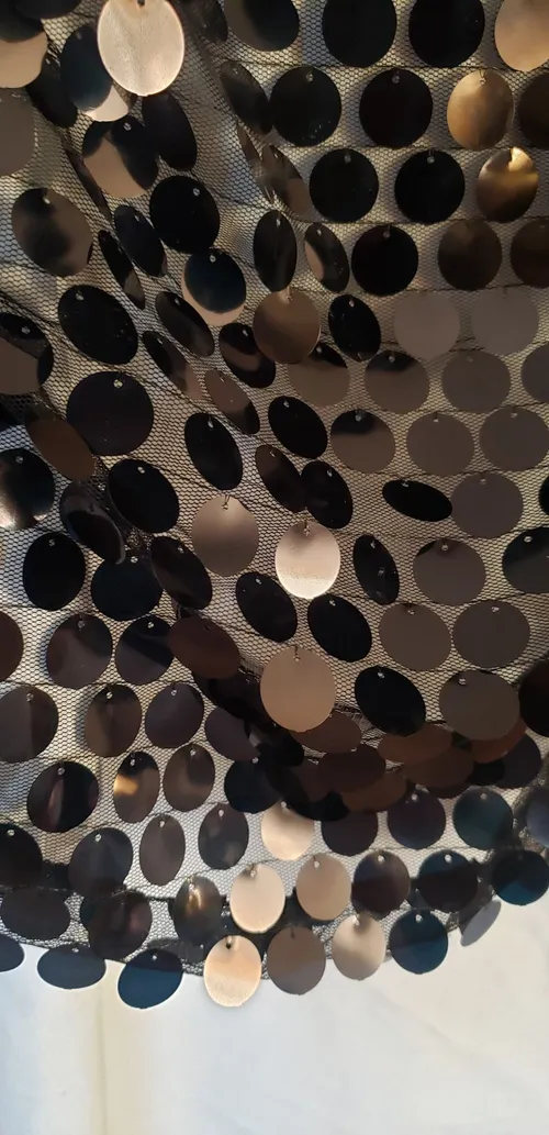 Large Sequin Round Tablecloth