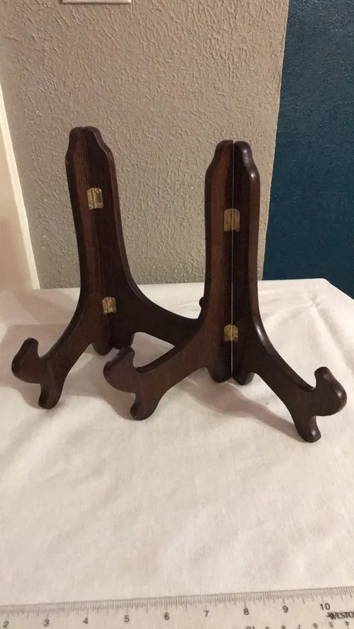Wooden Tabletop Sign Holder