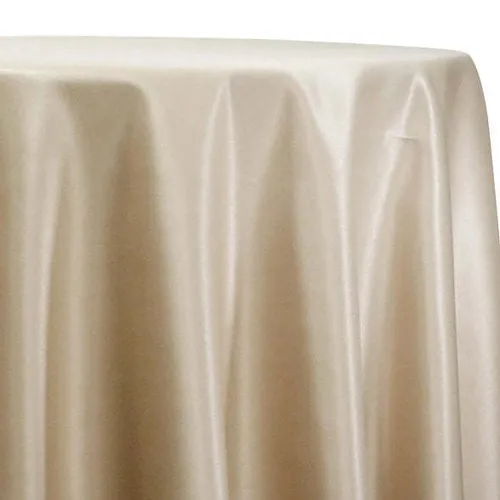 Champagne Satin Tablecloth