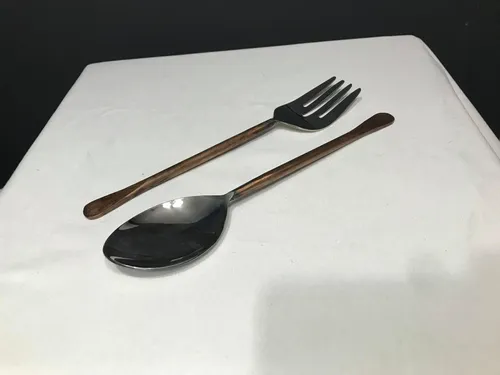 Copper and Metal Serving Set