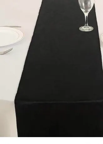 Black Velvet Table Runner