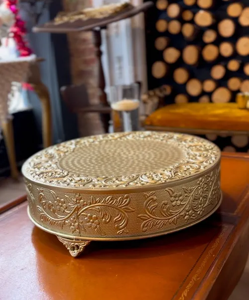 Ornate Gold Cake Stand