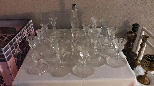 Glass Candlestick Collection