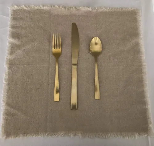 Natural Fringe Napkin