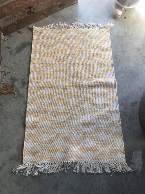 Small Boho Fringe Rug