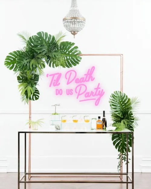 Til Death do us Party Neon